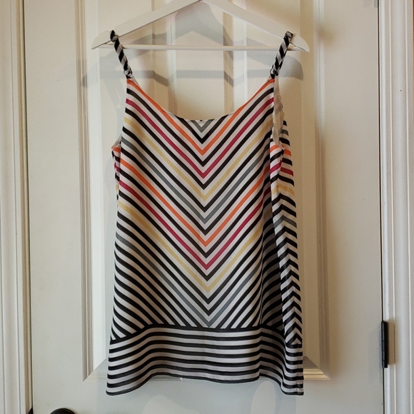 CABI #5043 Chevron Striped Linea Cami Tank Top S - Picture 7 of 14